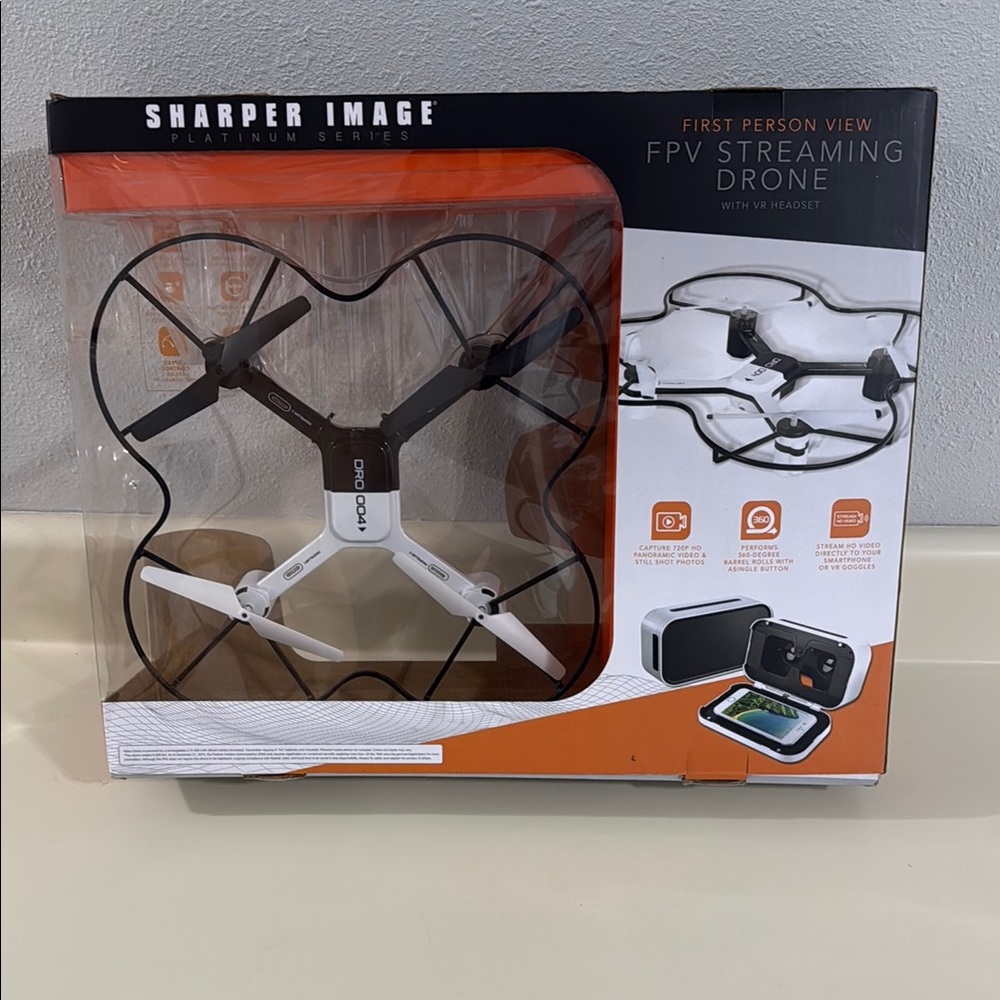 Sharper Image Platinum Series Drone - Black and White